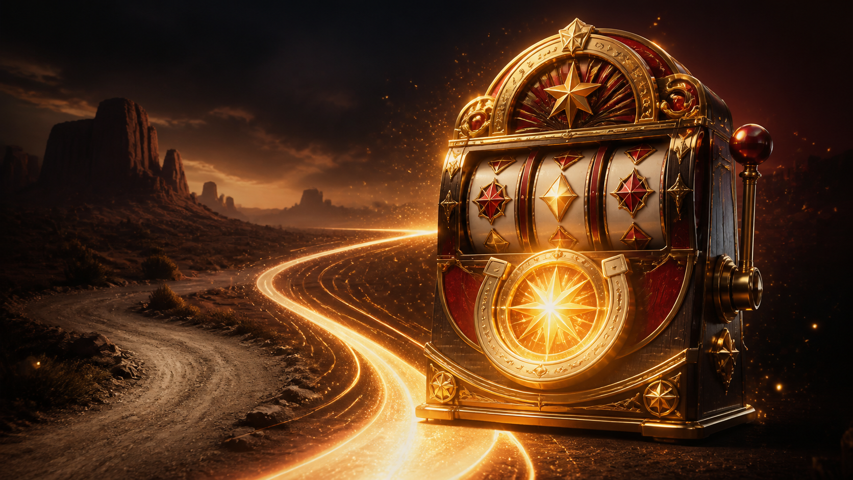 Golden West reels with a bonus feature shown on a mobile casino screen